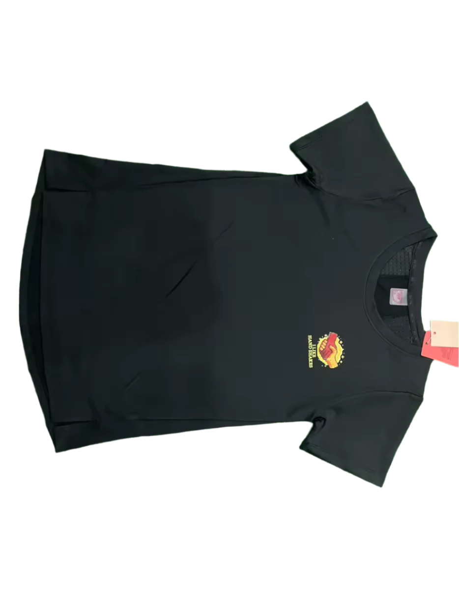 Women’s Fitted Tee – “I Like Handshakes” Logo